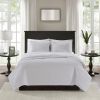 Reversible Quilt Set White King/Cal King