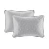 Reversible Bedspread Set Grey Queen