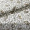 6 Piece Cotton Percale Quilt Set with Throw Pillows King/Cal King