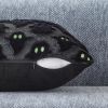 Halloween Pillow Covers 12x20 inch Set of 2 Beige Ghost Throw Pillow Cases Soft Plush Faux Fur Wool Couch Cushion Case for Chair Sofa Bedroom Living R