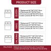 Quilted Bedspread & Curtain Set 9 Piece, Queen Size - Bedding Ensemble with Sheer Filtering Drapes, 1.6" Grommet Top, Machine Washable